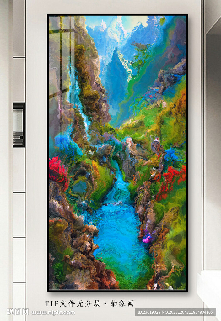 抽象油画