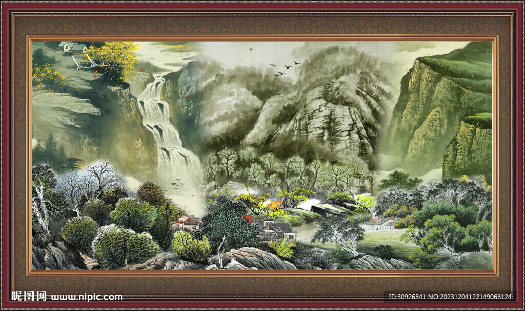  风景山水画 