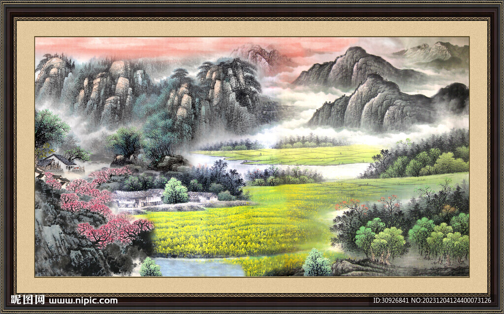 风水画 