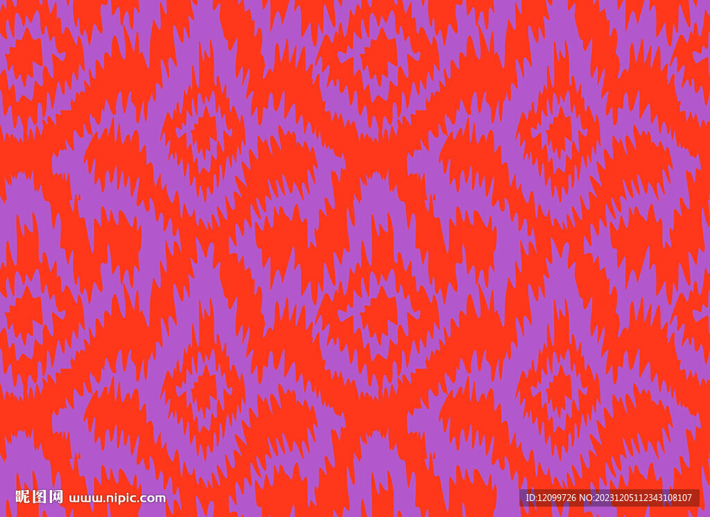 几何数码印花图片