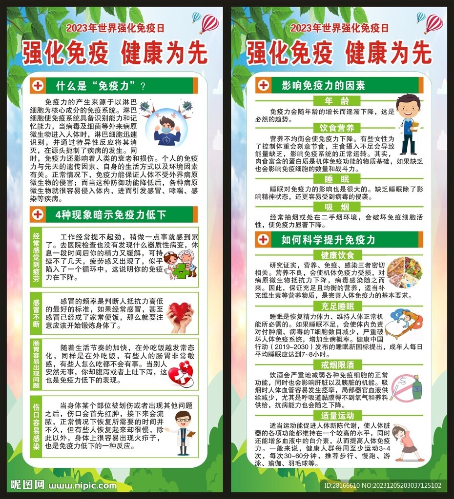 健康教育知识展架