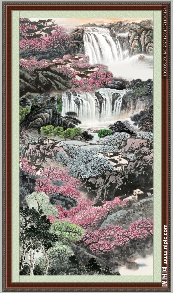 山水中堂画