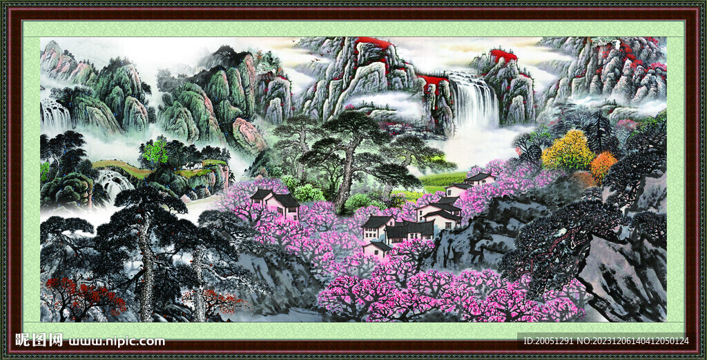 风水画 