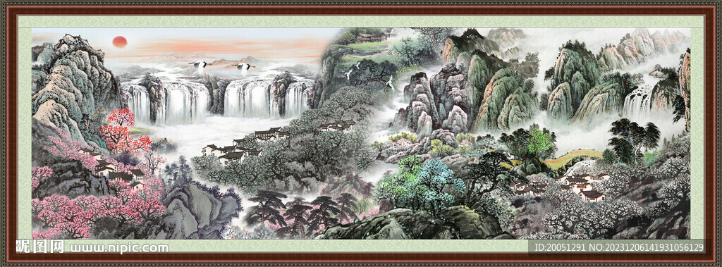 风水画 