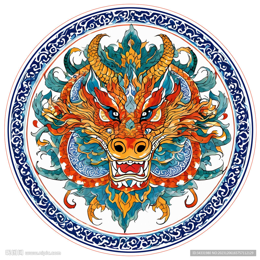 龙头图案