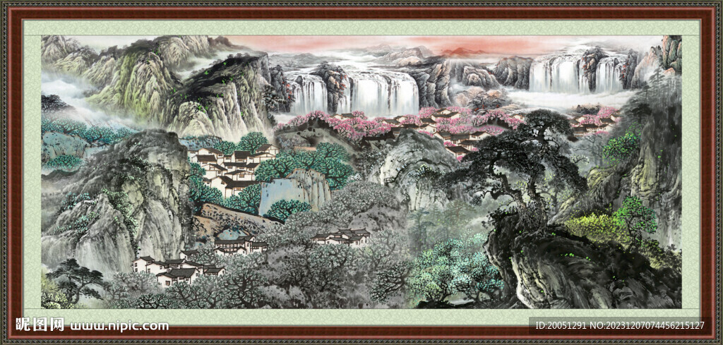 新中式山水 