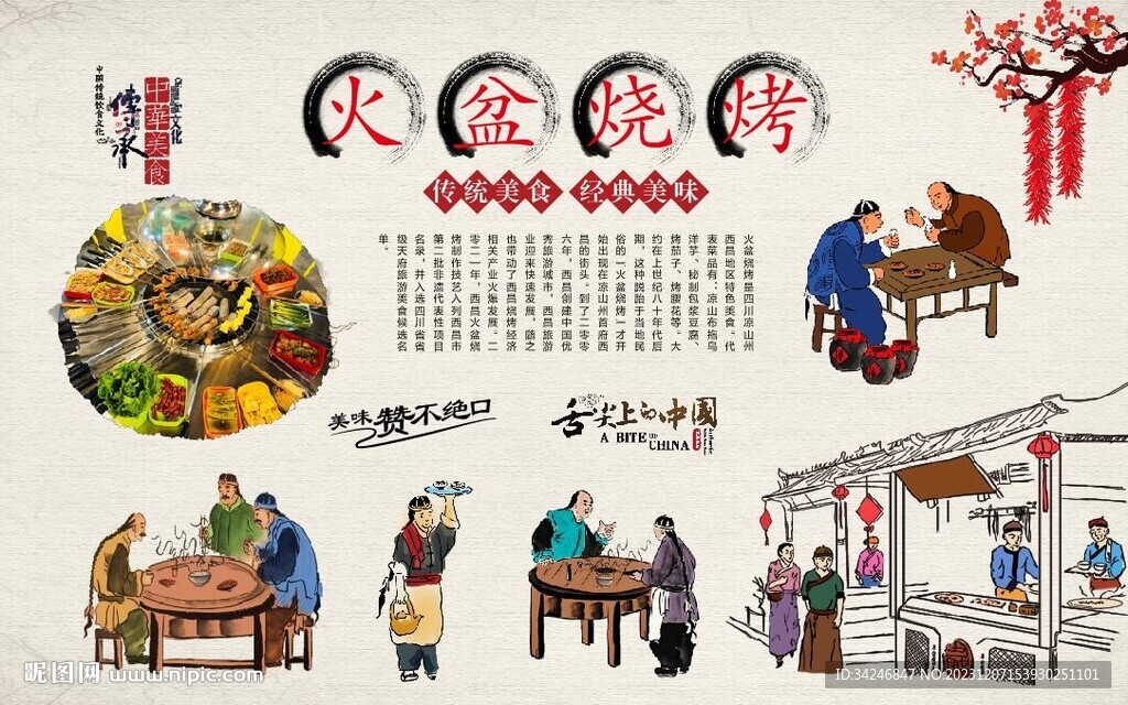 火盆烧烤