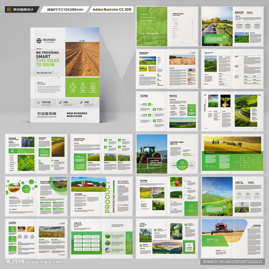 农业合作社画册