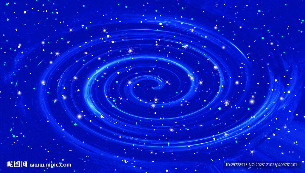 蓝色旋涡星系
