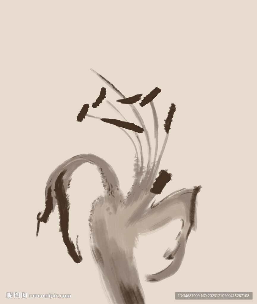 抽象花