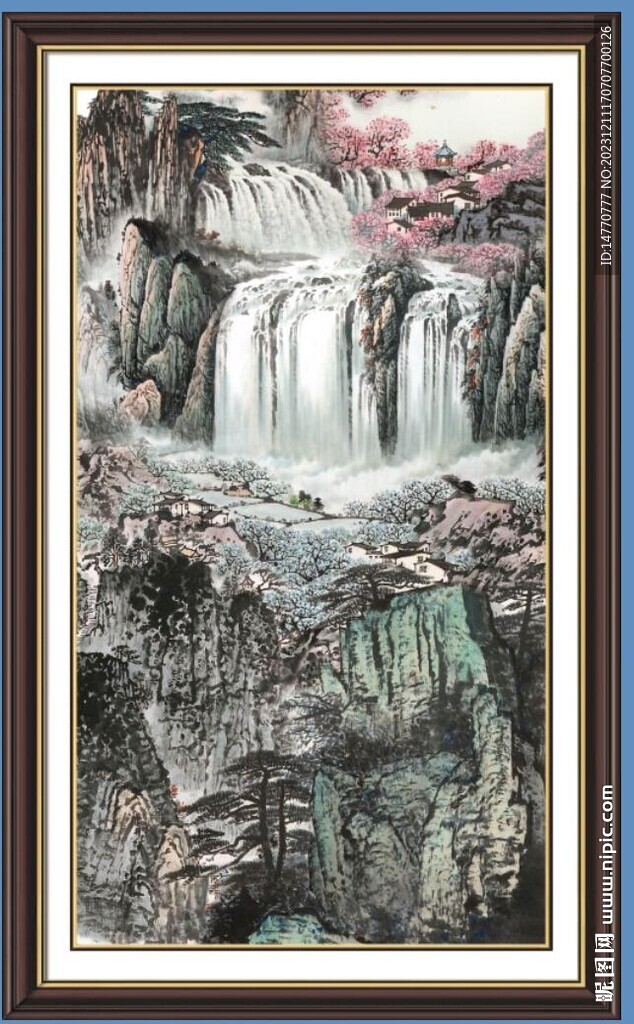 客厅山水画