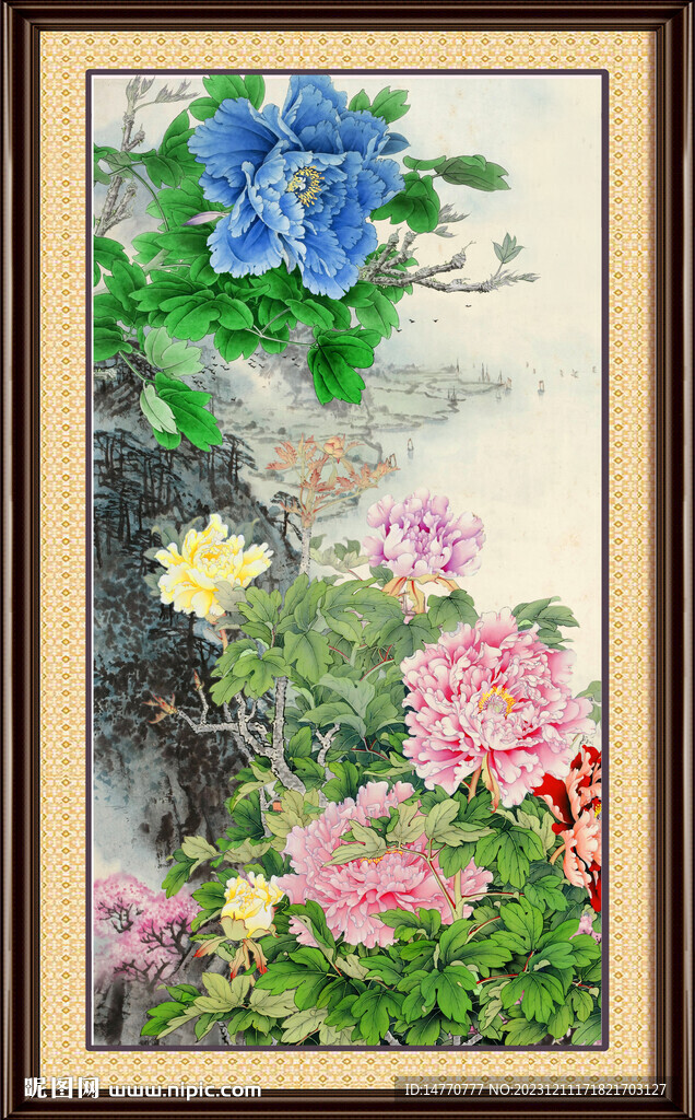 花开富贵牡丹