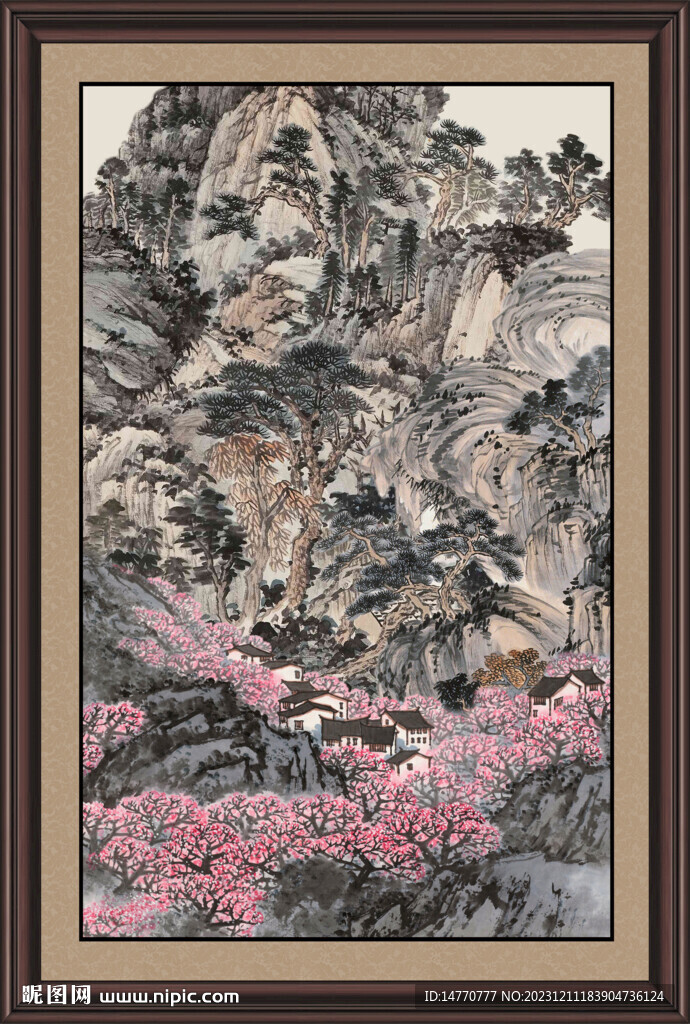 巨幅山水画