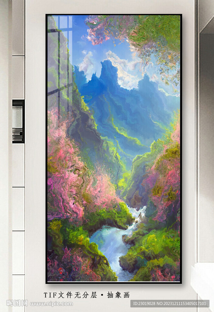 抽象油画