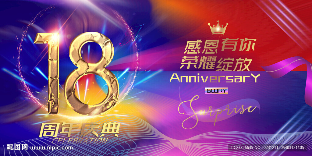 18周年
