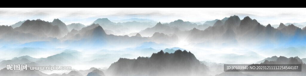 水墨山水画