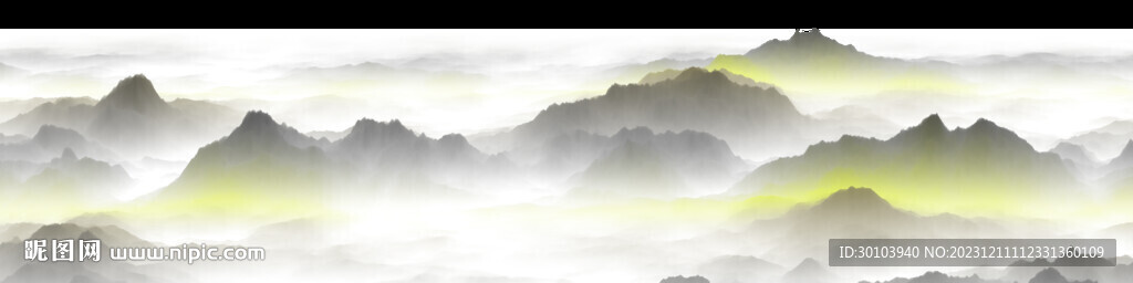 新中式山水画
