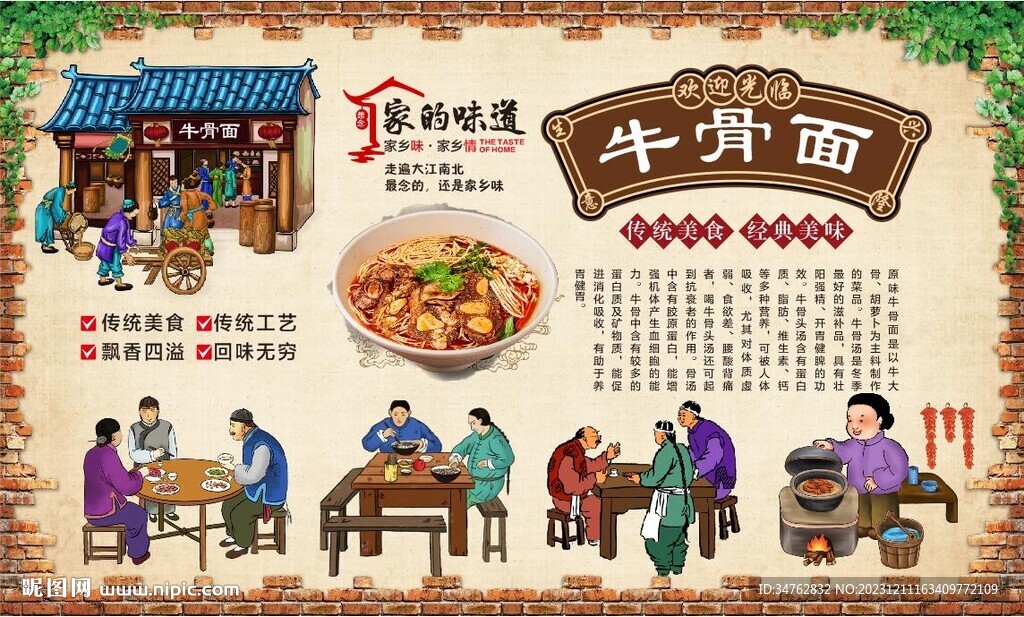 牛骨面