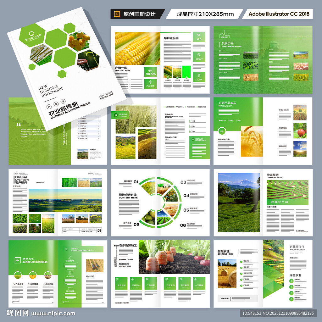 农业合作社画册