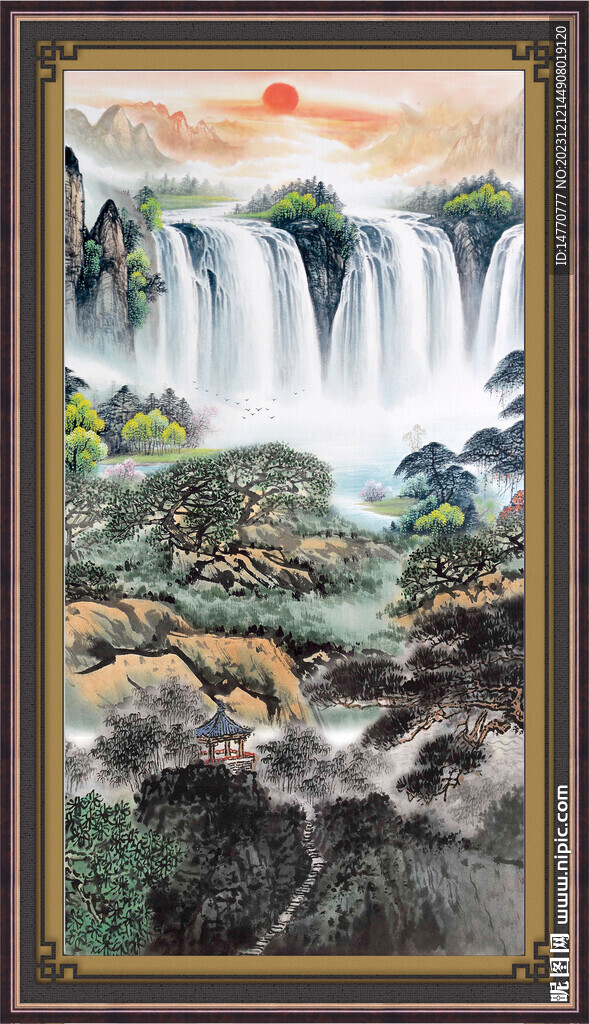 旭日东升 
