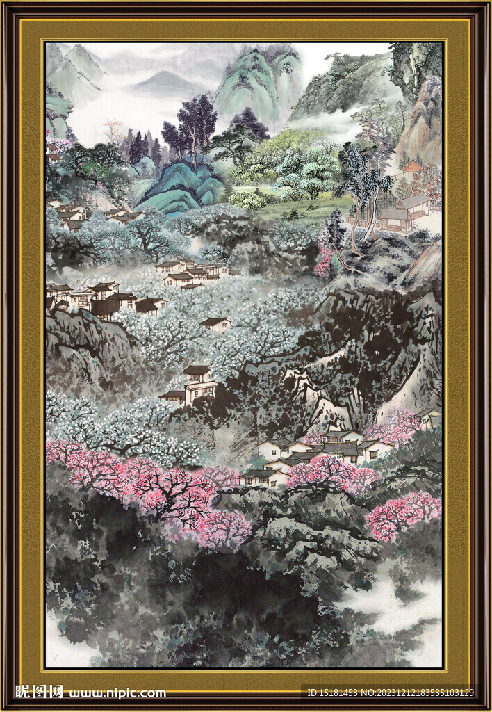 巨幅山水