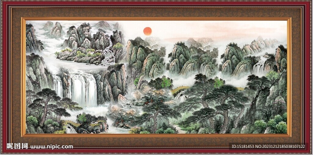 巨幅山水