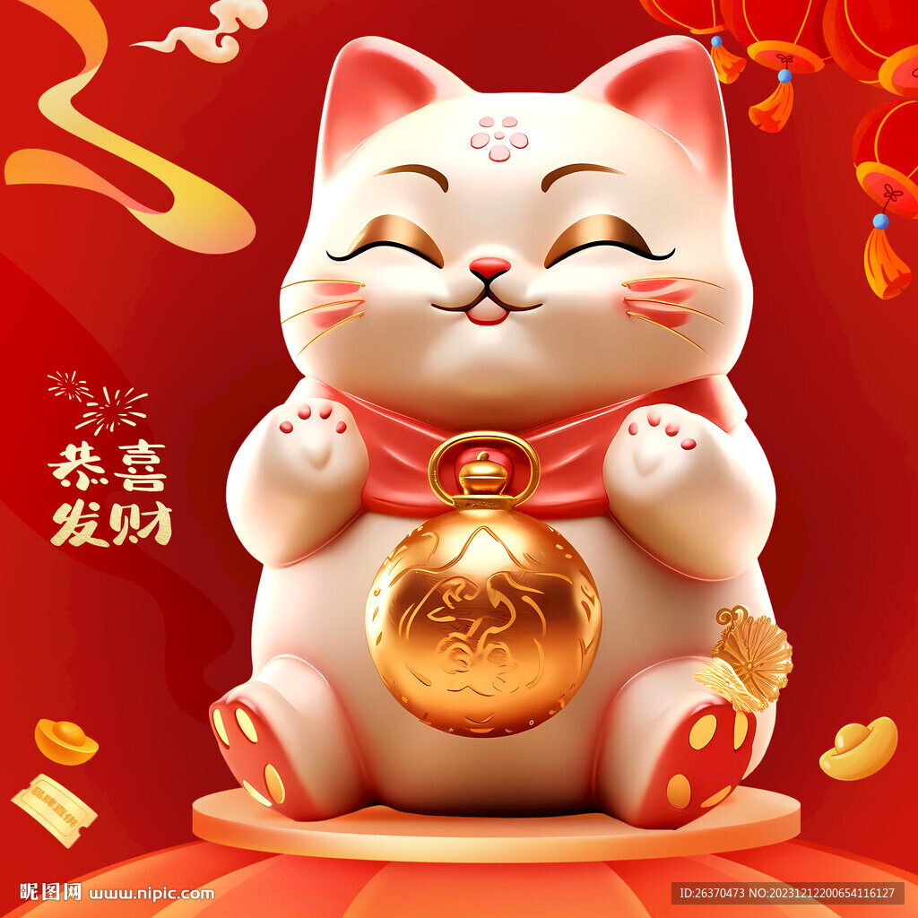喜庆招财猫