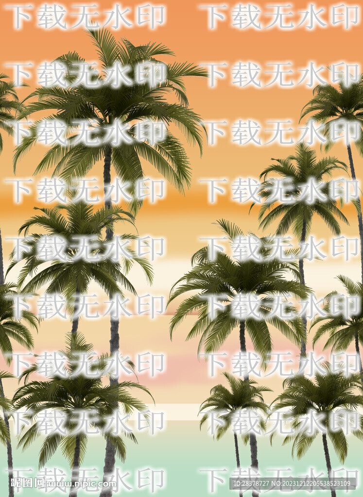 椰树渐变