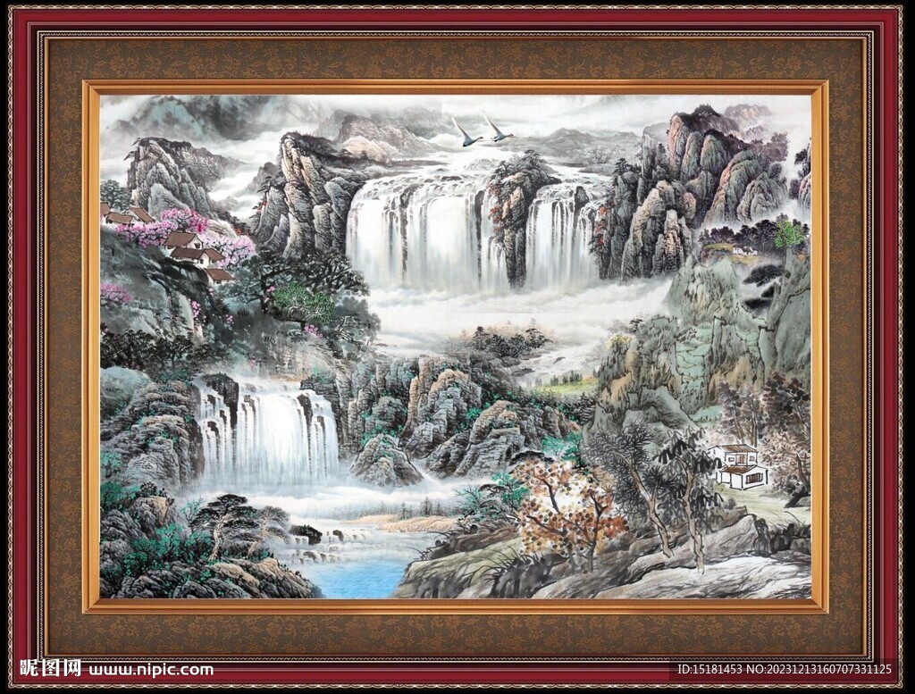 国画山水画