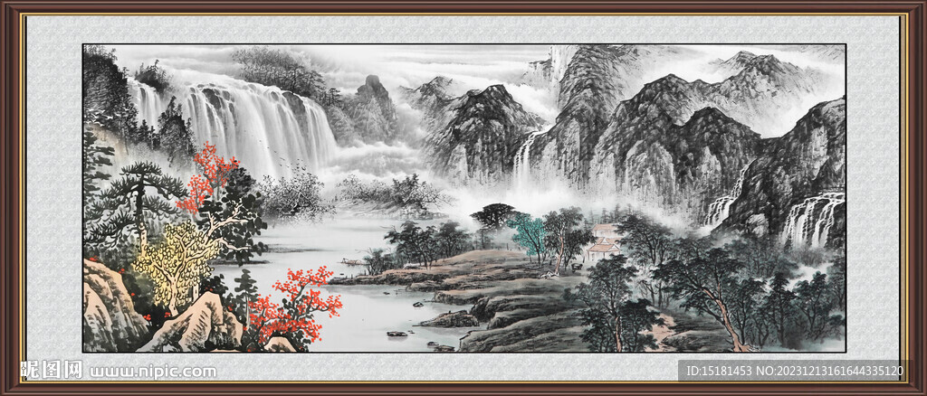 中国画山水