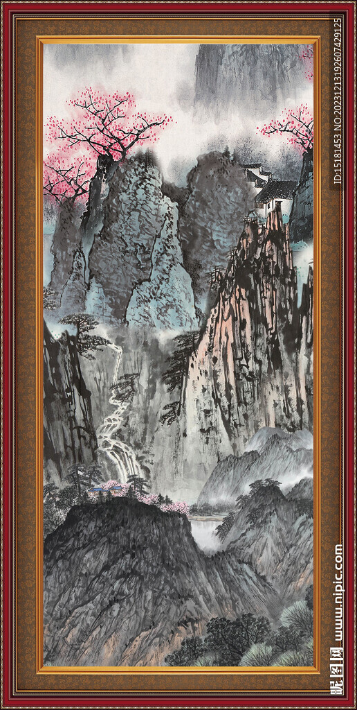 巨幅山水画 
