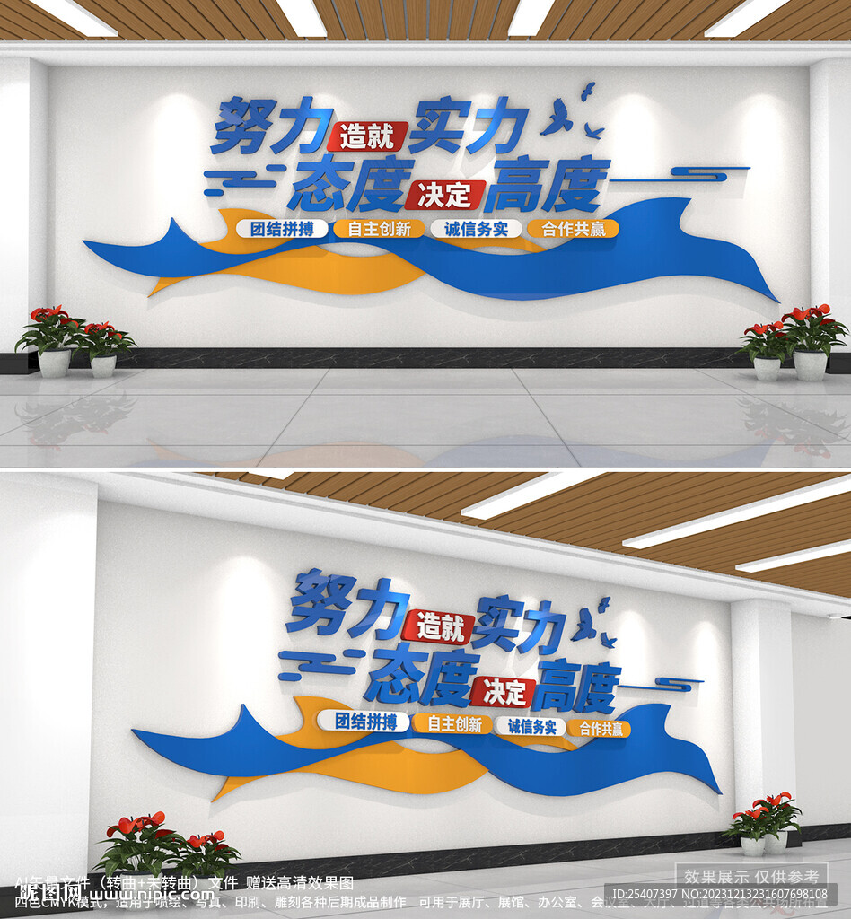 企业励志标语文化墙