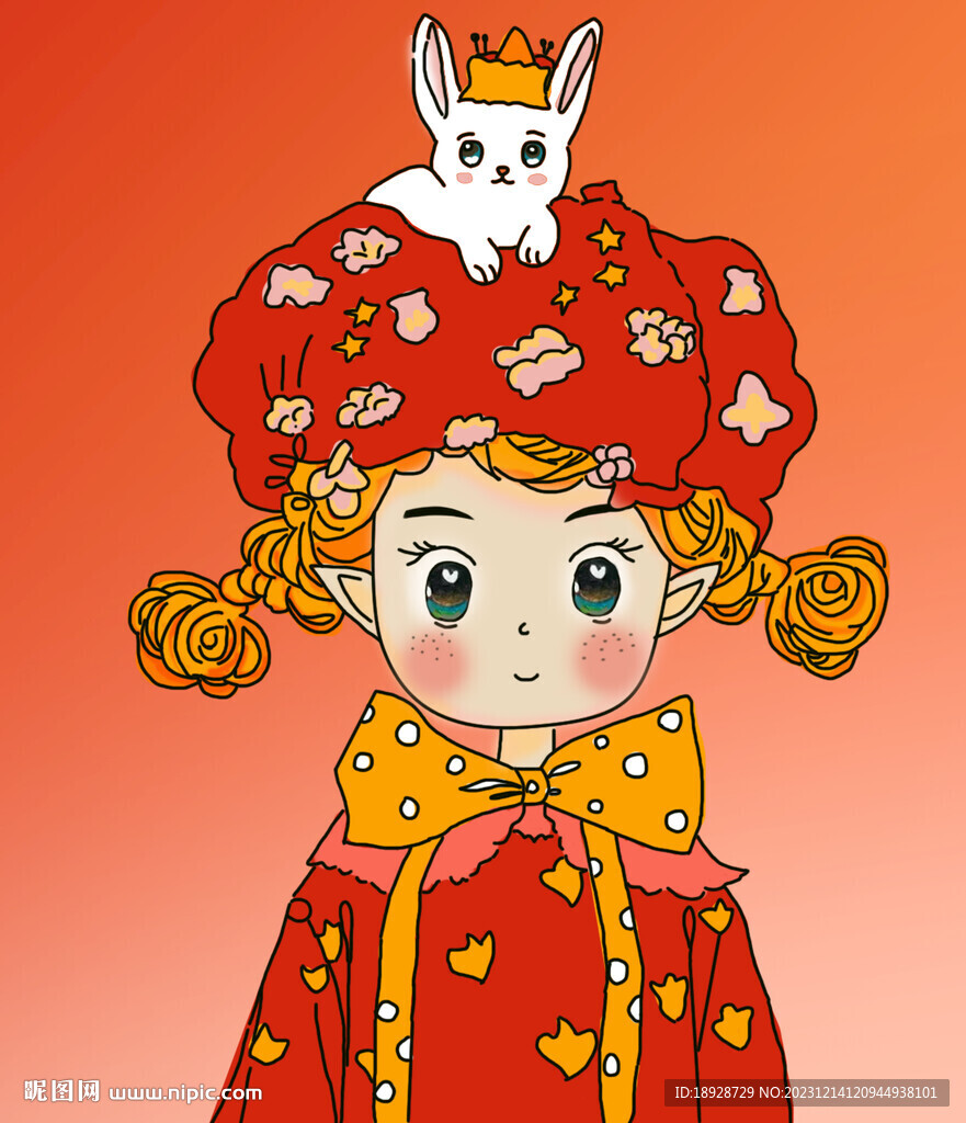 卡通女孩
