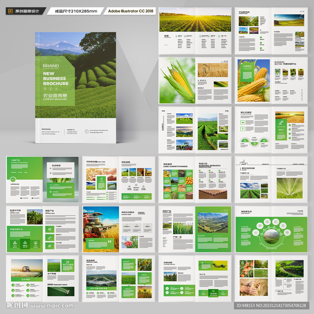 农业合作社画册