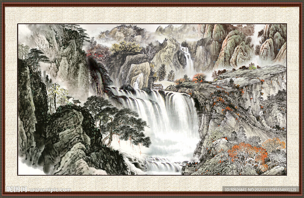 新中式山水画