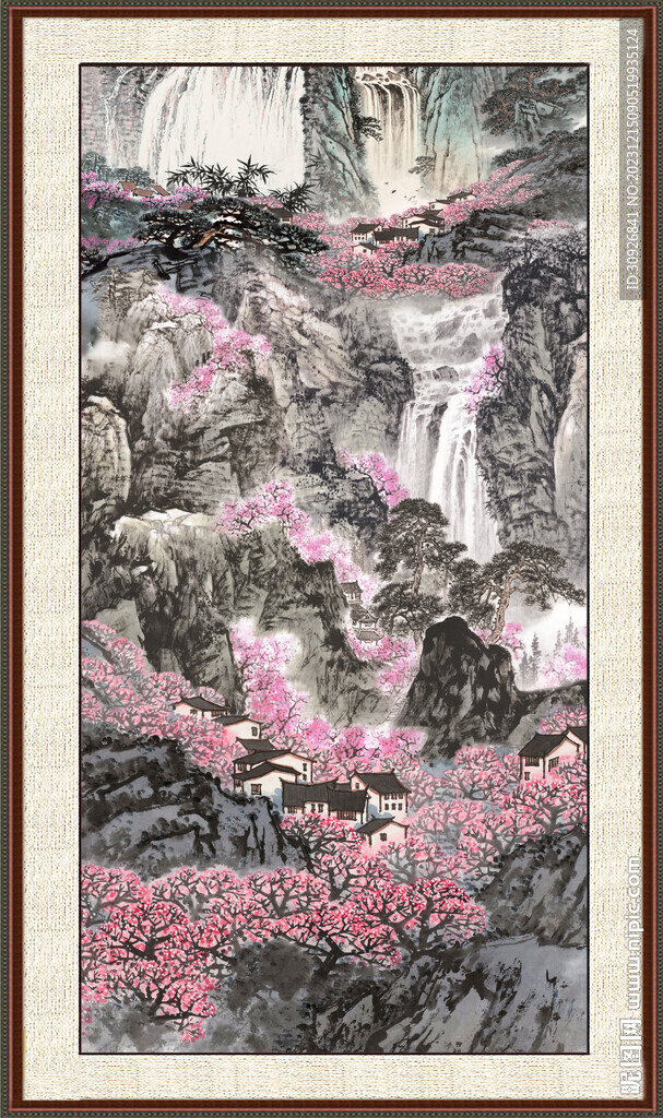 新中式山水画