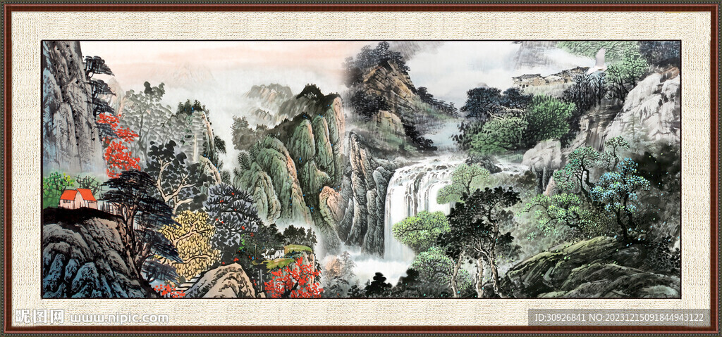 中国风山水 