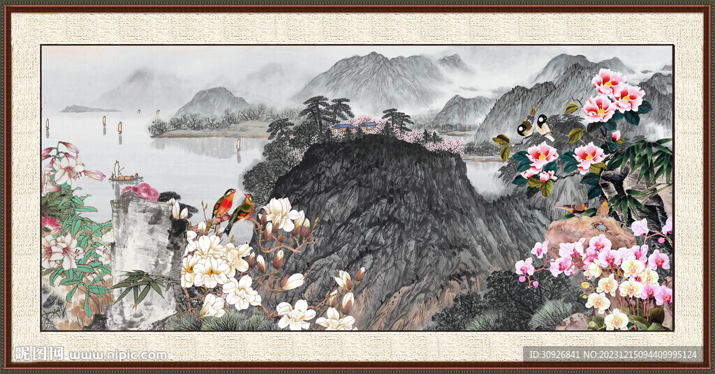 客厅山水