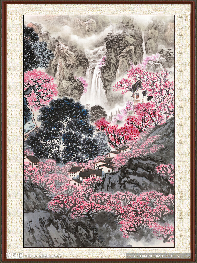装饰山水
