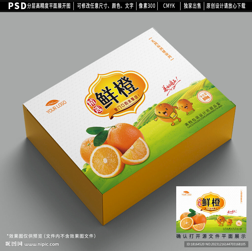橙子包装设计