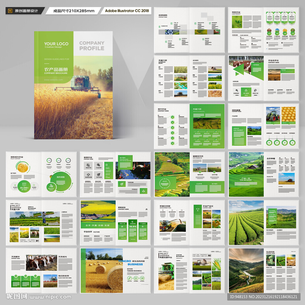 农产品画册
