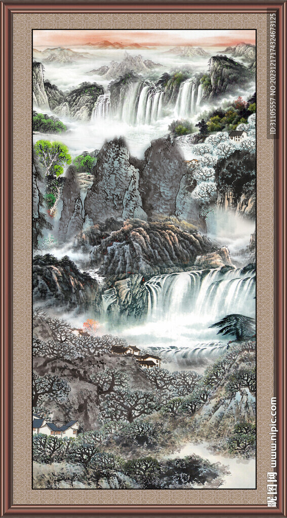 中堂山水画