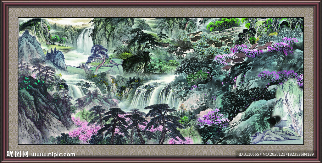 中堂山水画