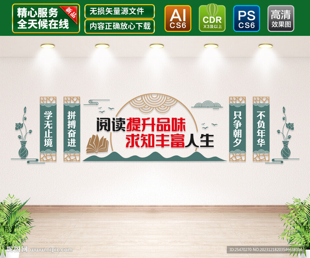 图书馆文化墙