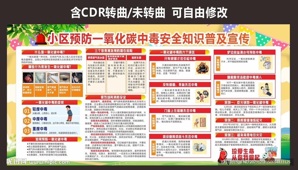 小区一氧化碳中毒知识宣传