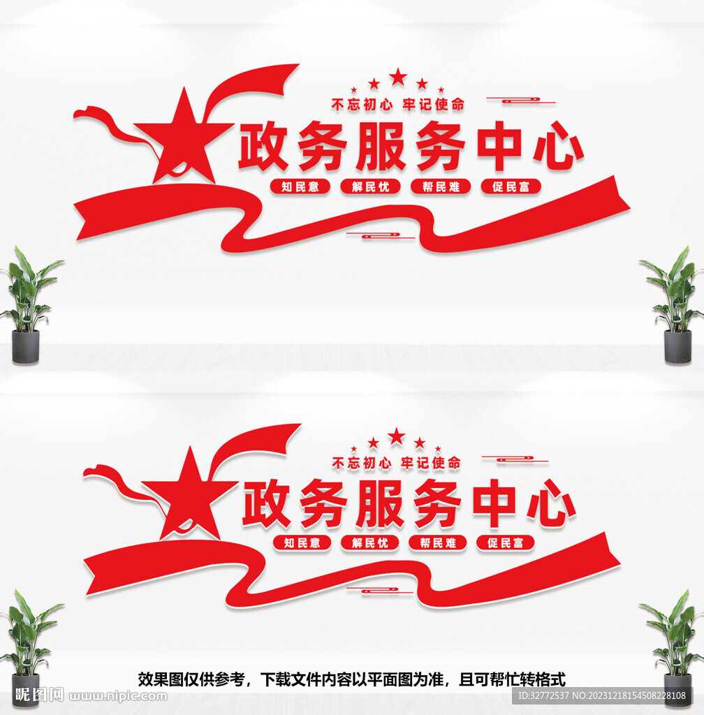 服务中心文化墙
