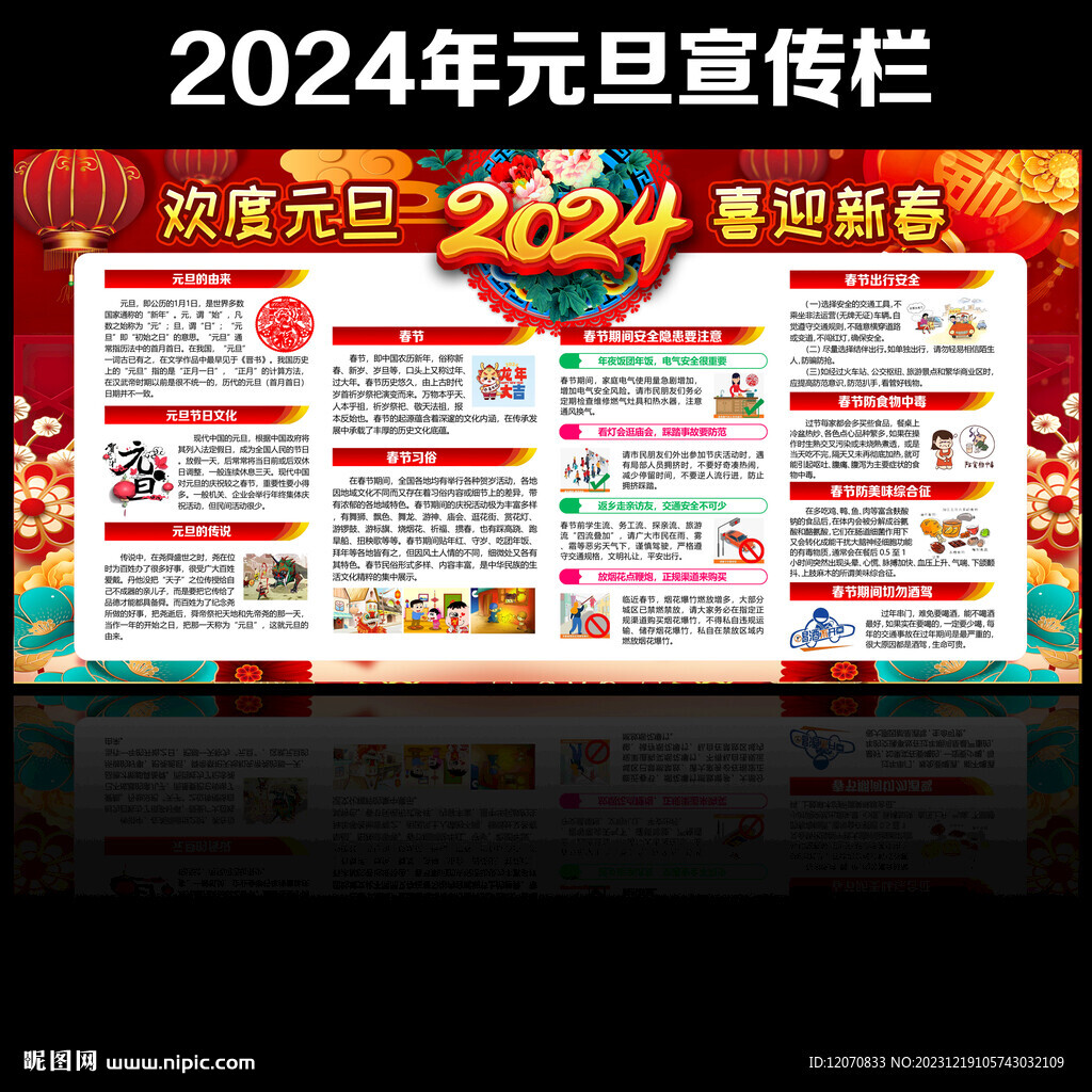 新年板报
