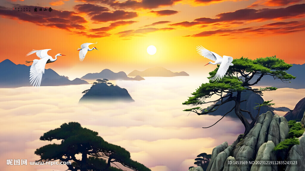 黄山日出