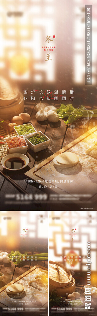 冬至摄影海报