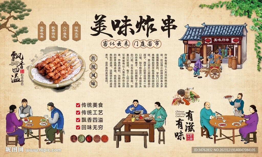 炸串